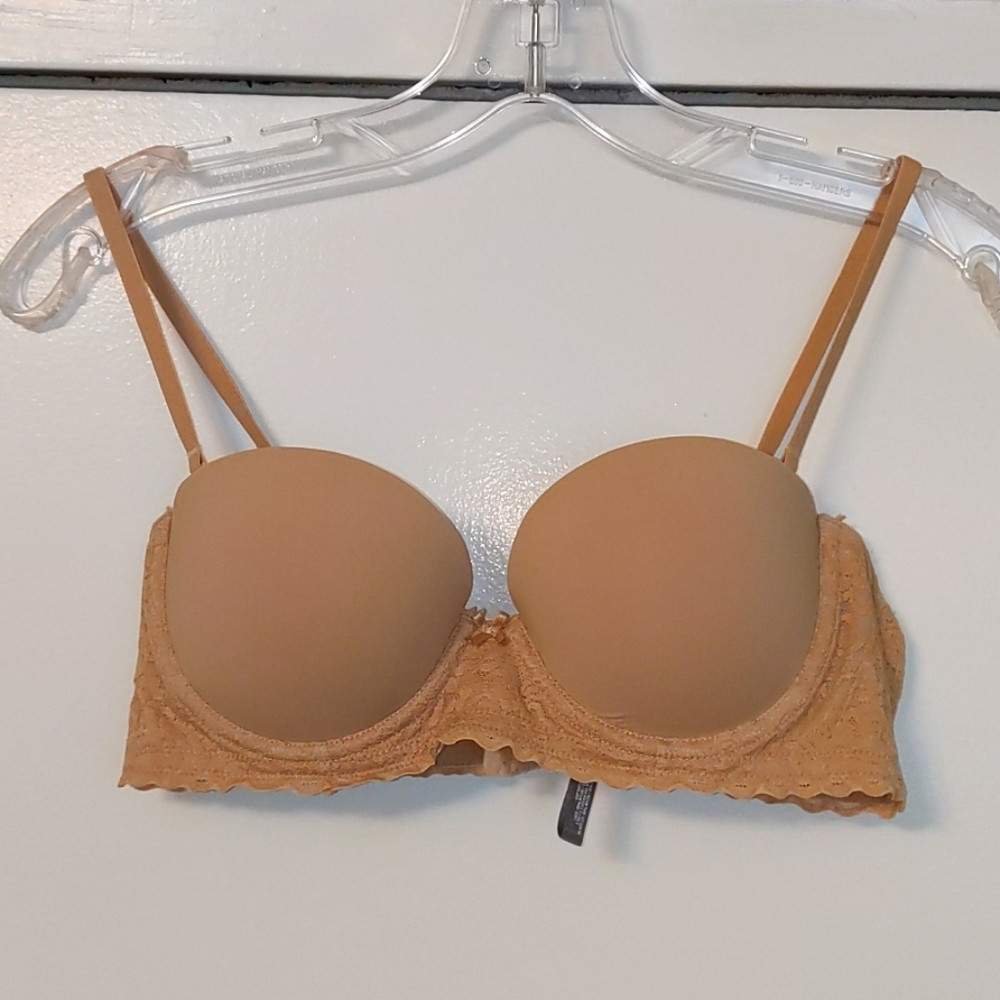 Aerie Summer Strapless Nude/Beige Bra